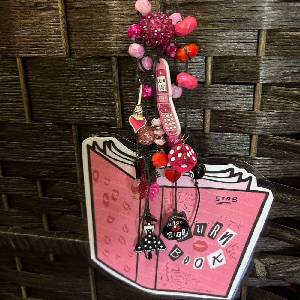 Burn Book Bag/Purse/Book Charm.